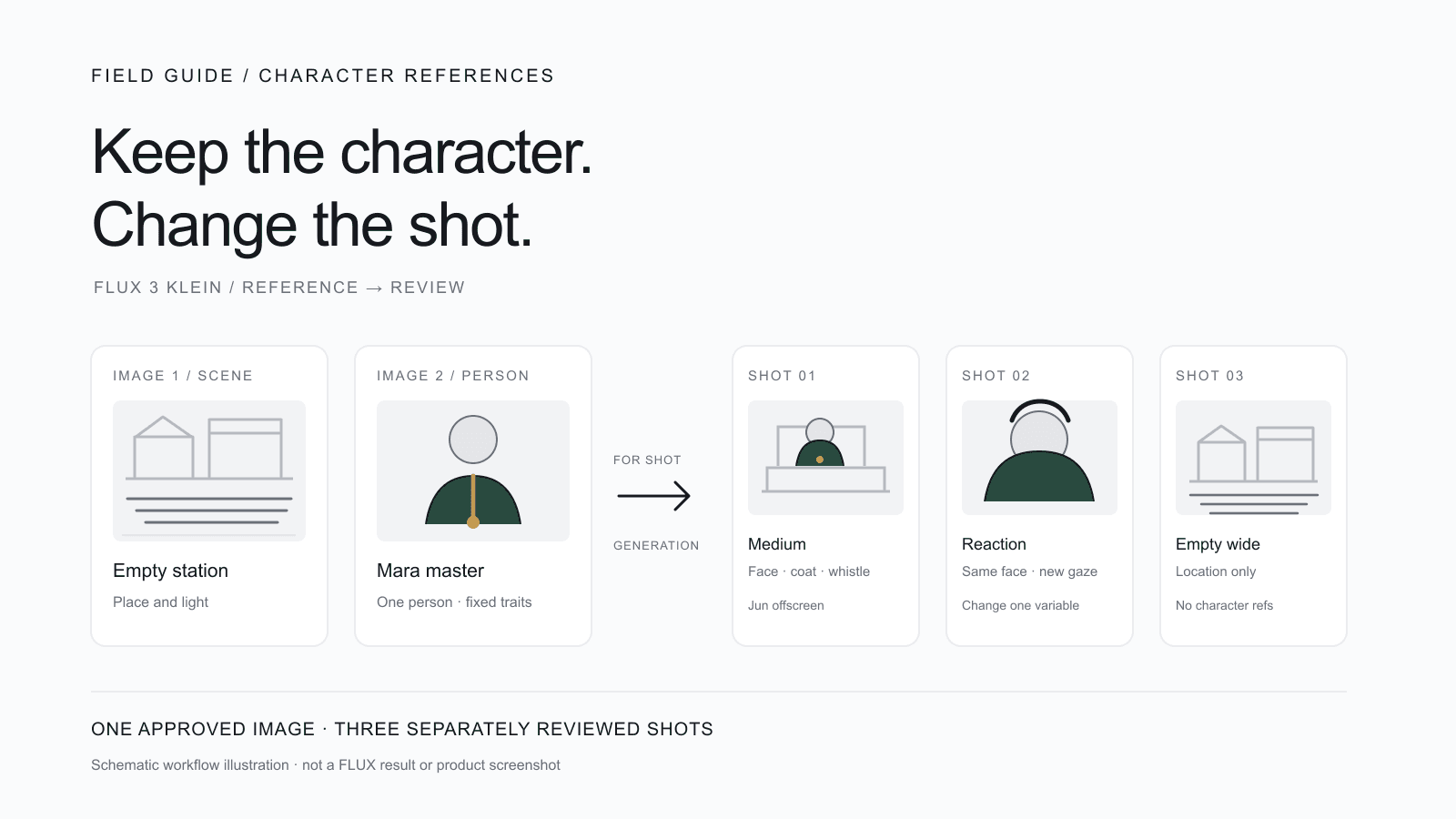 How to Prepare Character References with FLUX 3 Klein